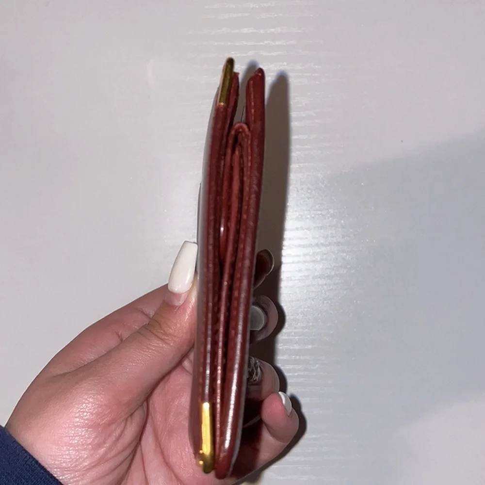 Cartier Burgundy Men’s Bifold Wallet ✨